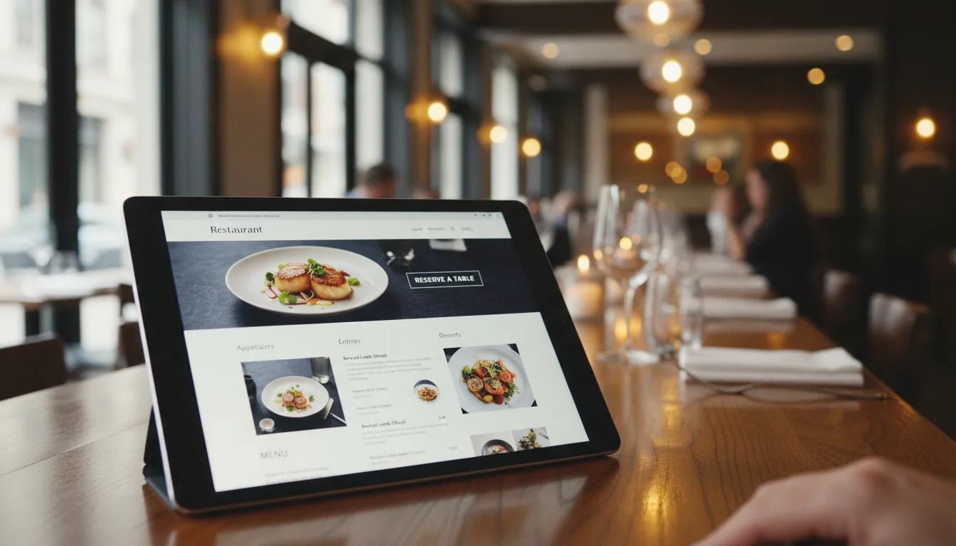 Restaurant Website erstellen Design Kosten Tipps