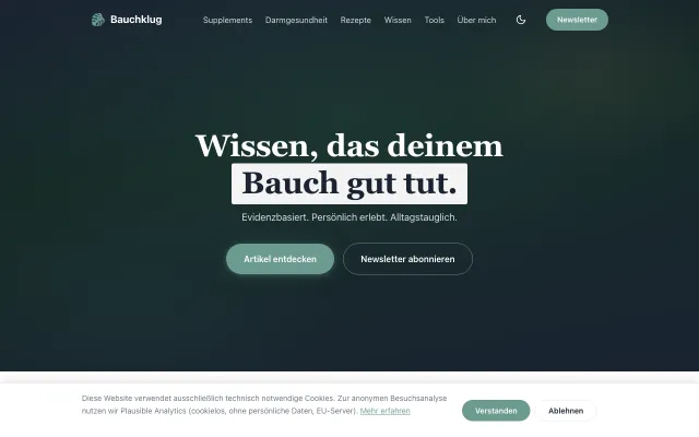 Referenz: Bauchklug Gesundheitsportal