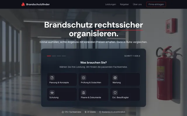Referenz: Brandschutzfinder Verzeichnis