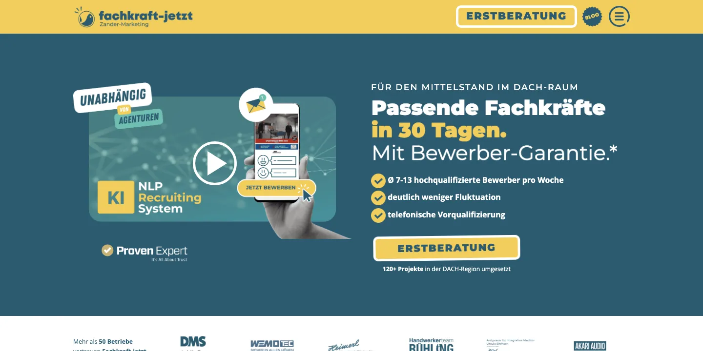 Referenz: Fachkraft-Jetzt Recruiting