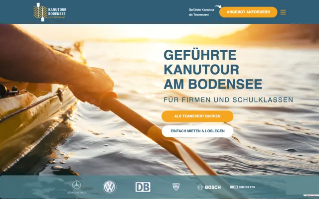 Referenz: Kanutour Bodensee
