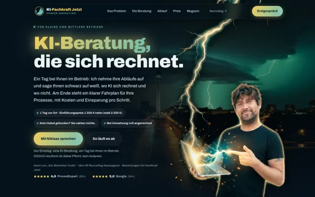 Referenz: KI-Fachkraft Jetzt Beratung